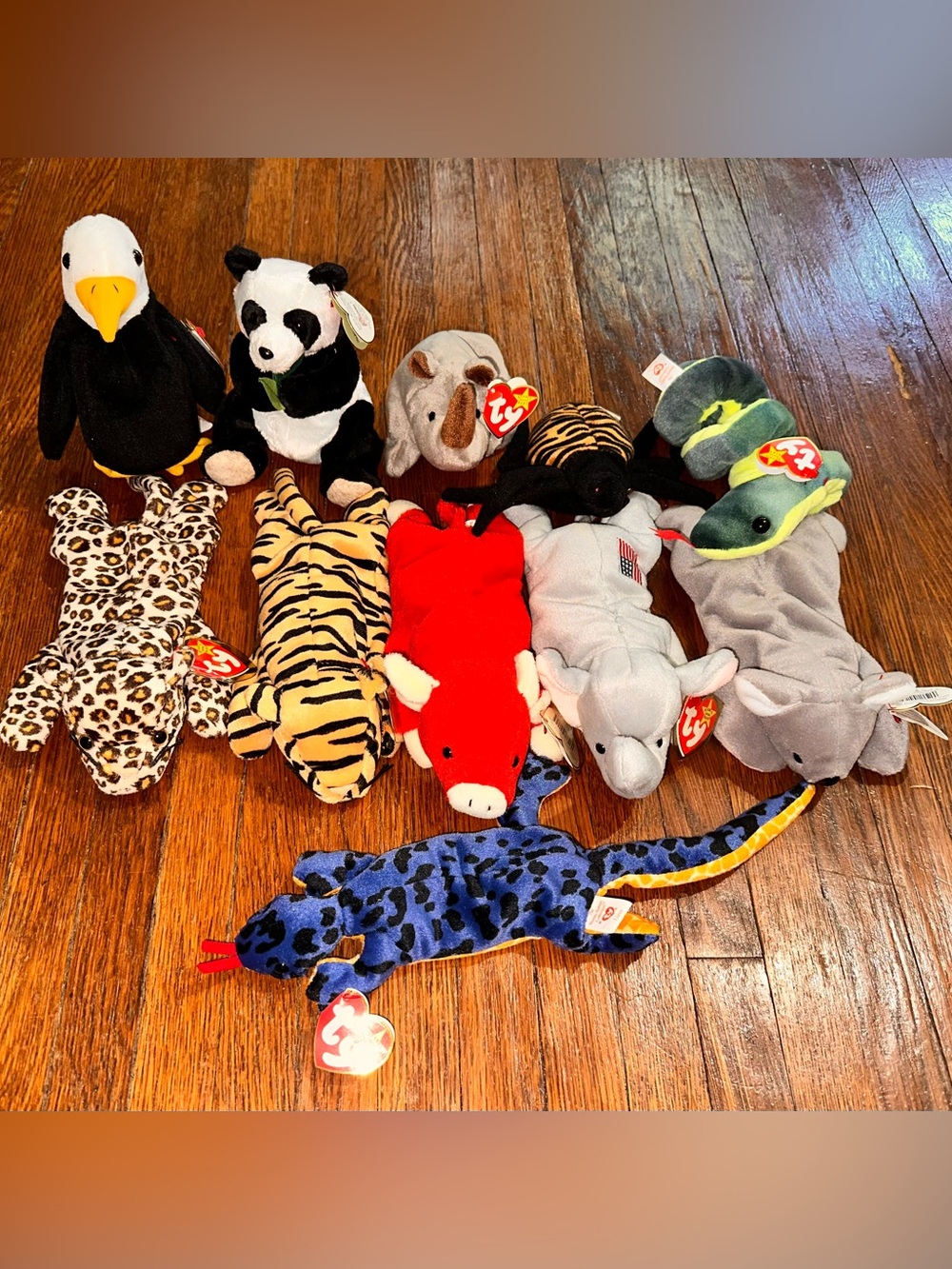 NWT Assortment of 11 TY Beanie Babies Stuffed Animals
